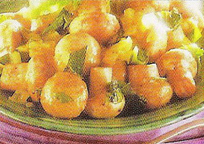 Sjampinjong i appelsinmarinade